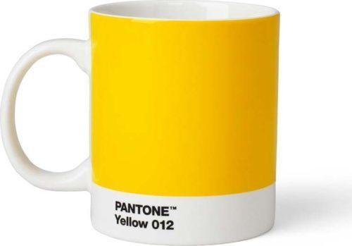 Žlutý keramický hrnek 375 ml Yellow 012 – Pantone Pantone