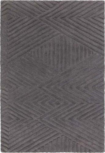 Antracitový vlněný koberec 160x230 cm Hague – Asiatic Carpets Asiatic Carpets