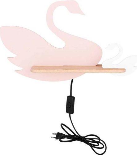 Bílo-růžové dětské svítidlo Swan – Candellux Lighting Candellux Lighting