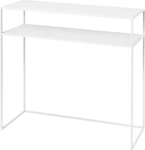Bílý kovový konzolový stolek 35x85 cm Fera – Blomus Blomus