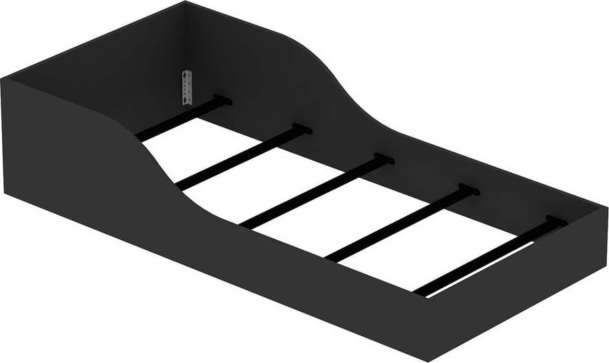 Černá jednolůžková postel 90x190 cm Oya – Kalune Design Kalune Design