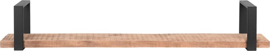 Černá police z mangového dřeva 120 cm Slam – LABEL51 LABEL51