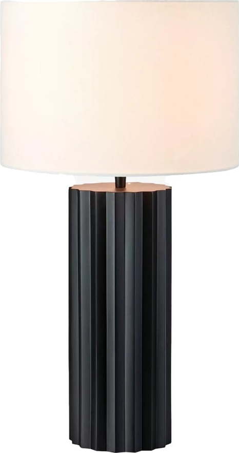 Černá stolní lampa s textilním stínidlem (výška 60 cm) Hashira – Markslöjd Markslöjd