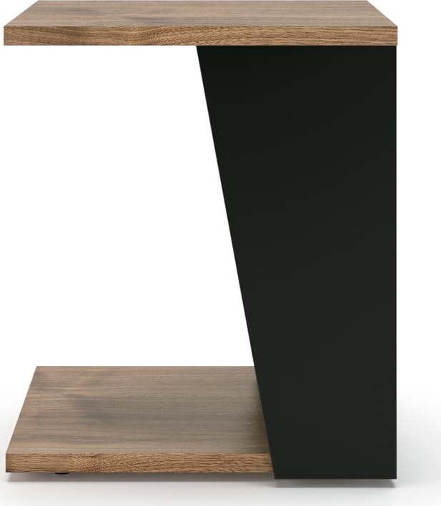 Konferenční stolek s deskou v dekoru ořechového dřeva 40x40 cm Albi - TemaHome TemaHome