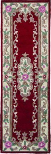 Červený vlněný koberec Flair Rugs Aubusson