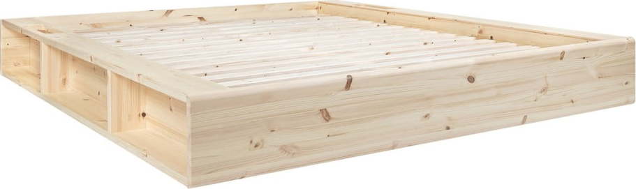 Dvoulůžková postel z borovicového dřeva s roštem 180x200 cm Ziggy – Karup Design Karup Design