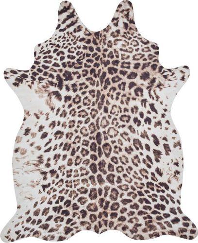 Hnědo-béžový koberec 155x130 cm Faux Leopard - Think Rugs Think Rugs