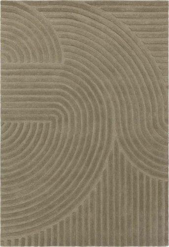 Khaki vlněný koberec 200x290 cm Hague – Asiatic Carpets Asiatic Carpets