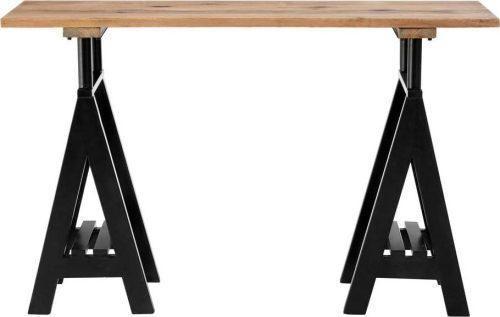 Konzolový stolek s deskou z borovicového dřeva v přírodní barvě 45x130 cm Hampstead – Premier Housewares Premier Housewares