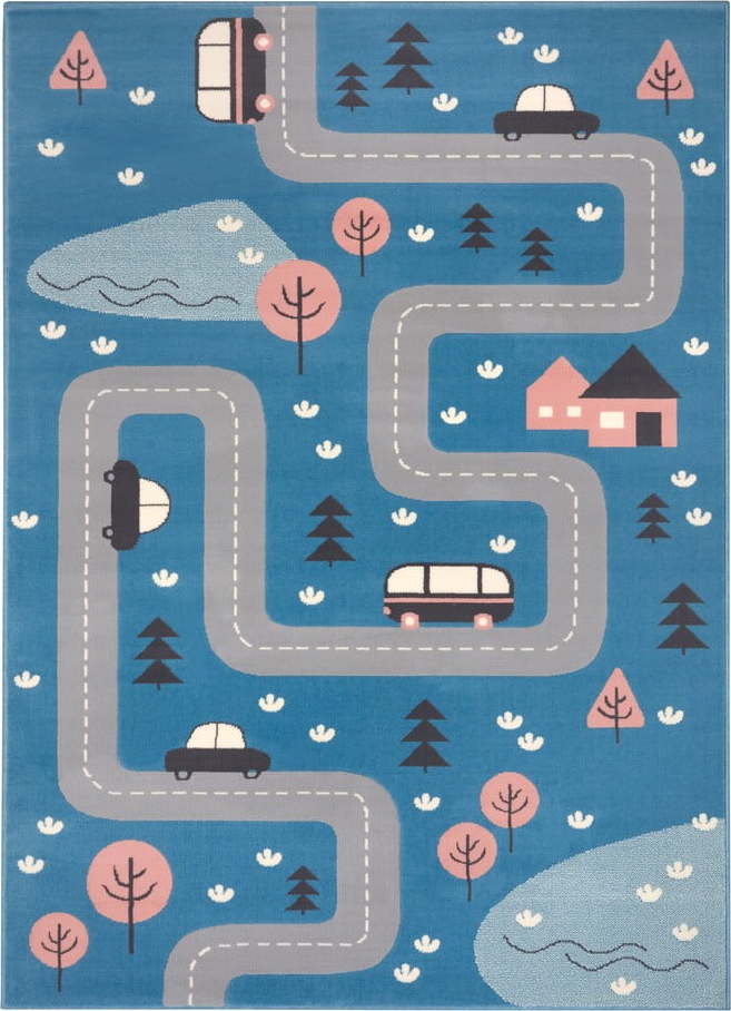 Modrý dětský koberec 120x170 cm Adventures – Hanse Home Hanse Home