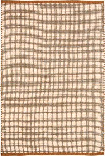 Oranžový koberec s podílem vlny 170x110 cm Bergen - Nattiot Nattiot
