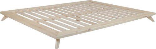 Dvoulůžková postel z borovicového dřeva s roštem 140x200 cm Senza – Karup Design Karup Design