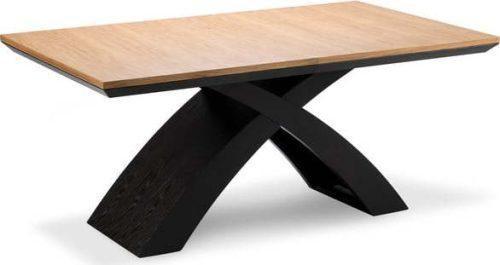 Rozkládací jídelní stůl s deskou v dubovém dekoru 100x170 cm Helga – Windsor & Co Sofas Windsor & Co Sofas