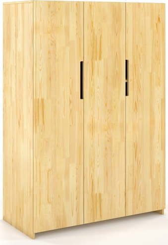 Šatní skříň z borovicového dřeva 128x180 cm Bergman - Skandica SKANDICA
