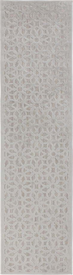 Šedý venkovní koberec běhoun 230x66 cm Argento - Flair Rugs Flair Rugs