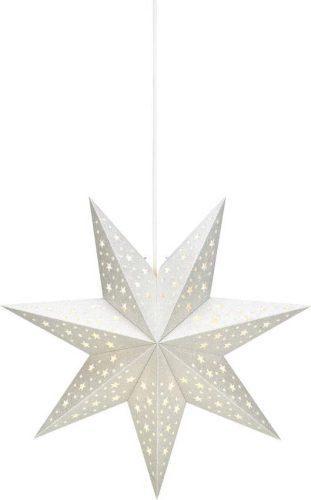 Světelná dekorace s vánočním motivem ve stříbrné barvě ø 45 cm Solvalla – Markslöjd Markslöjd