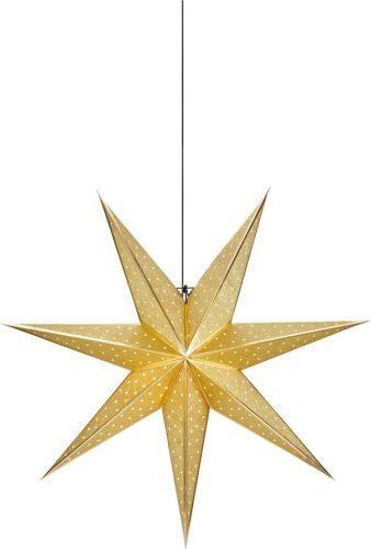 Světelná dekorace s vánočním motivem ve zlaté barvě ø 45 cm Glitter – Markslöjd Markslöjd