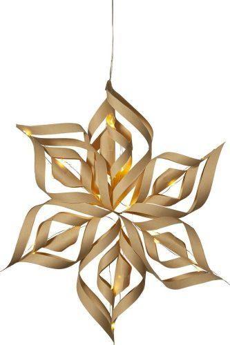 Světelná dekorace s vánočním motivem ve zlaté barvě Bella – Star Trading Star Trading