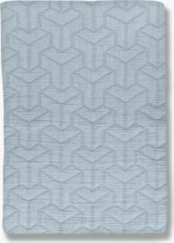 Světle modrý přehoz z recyklované bavlny na dvoulůžko 220x250 cm Trio – Mette Ditmer Denmark Mette Ditmer Denmark