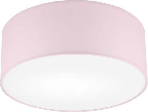 Světle růžové stropní svítidlo s textilním stínidlem ø 35 cm Vivian – LAMKUR LAMKUR