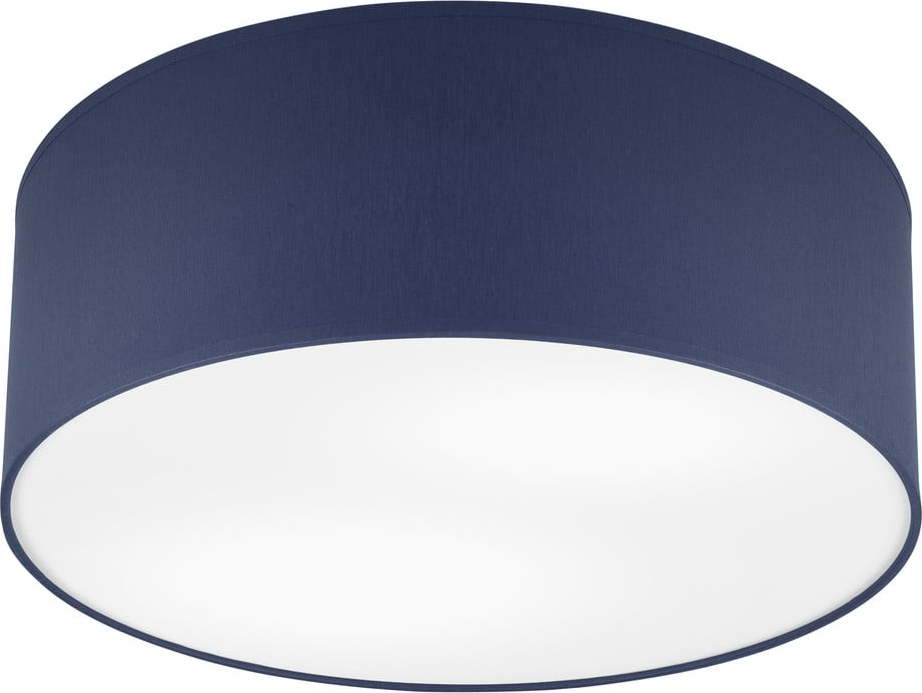 Tmavě modré stropní svítidlo s textilním stínidlem ø 35 cm Vivian – LAMKUR LAMKUR