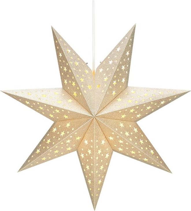 Světelná dekorace s vánočním motivem ve zlaté barvě ø 45 cm Solvalla – Markslöjd Markslöjd