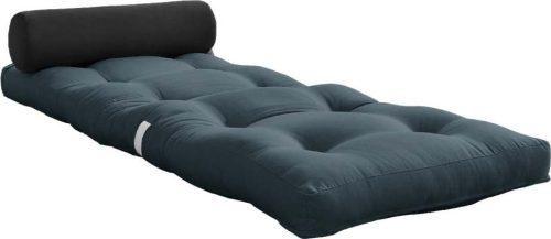 Modrošedá futonová matrace 70x200 cm Wrap Petroleum/Dark Grey – Karup Design Karup Design